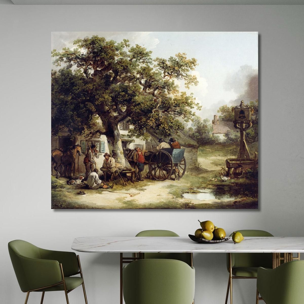 The Bell Inn Kilburn George Morland gmo38 canvas print 