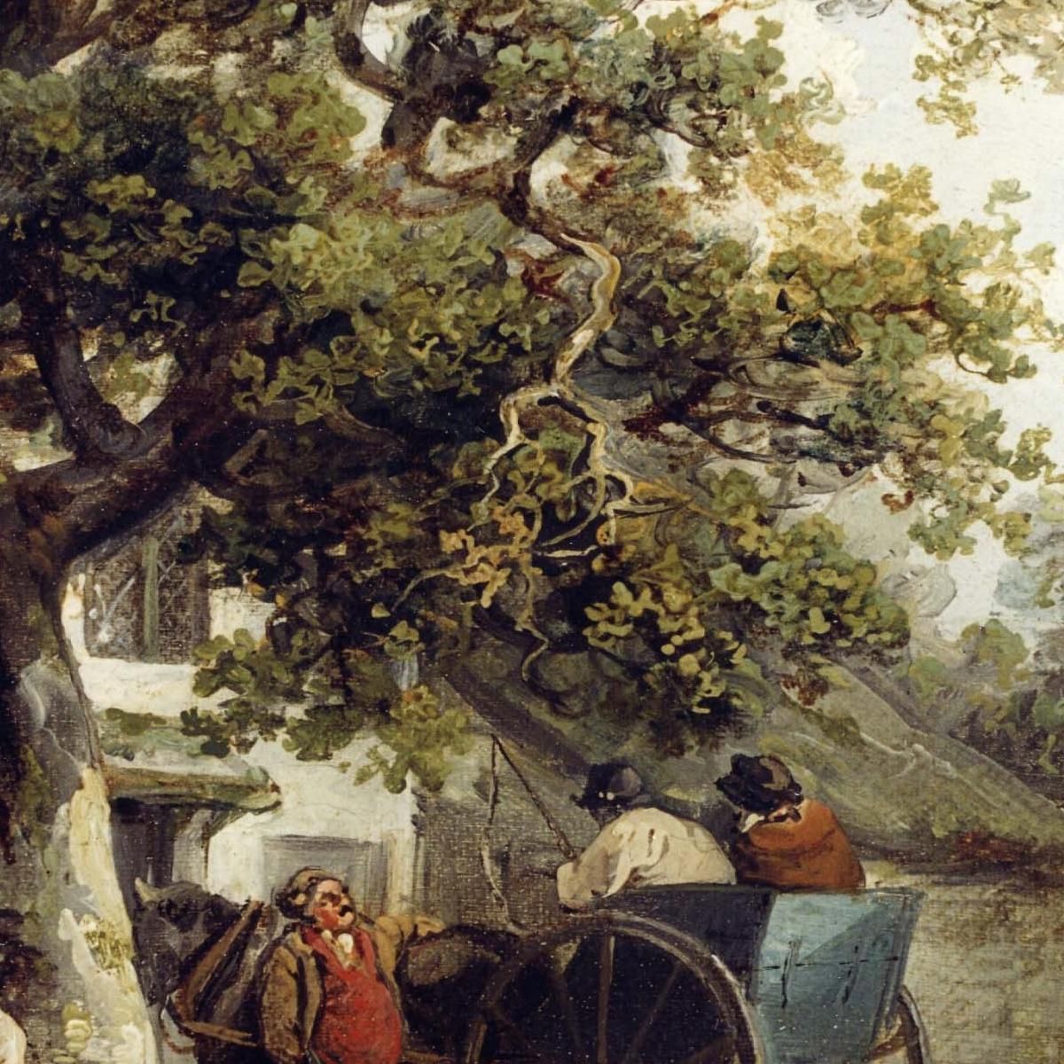 The Bell Inn Kilburn George Morland gmo38 canvas print