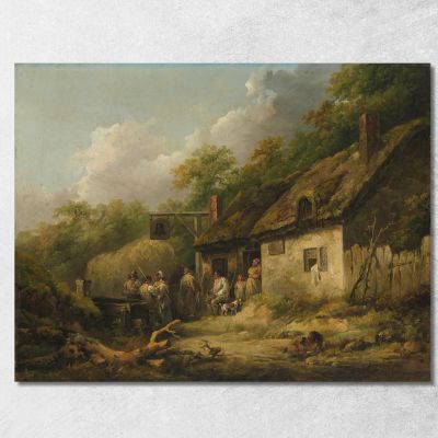 The Bell Inn George Morland gmo39 canvas print 