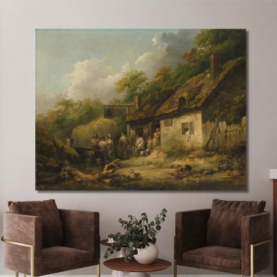 The Bell Inn George Morland gmo39 canvas print 