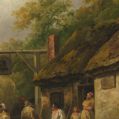 The Bell Inn George Morland gmo39 canvas print