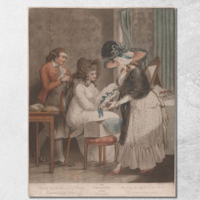 The Coquette At Her Toilet George Morland gmo40 canvas print 