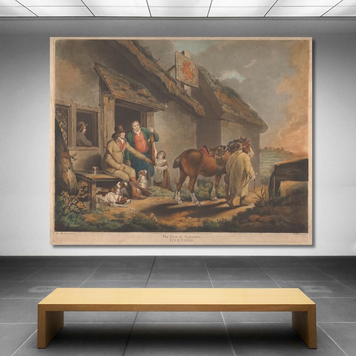 The First Of September Evening George Morland gmo42 canvas print 