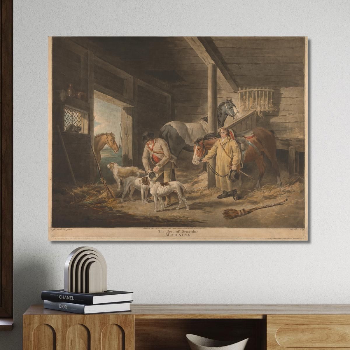 The First Of September Morning George Morland gmo43 canvas print 