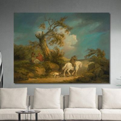 The Storm George Morland gmo51 canvas print 