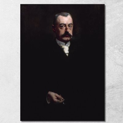 Portrait Of Pierre Waldeck-Rousseau (1846-1904) Politician Henri Gervex hgr31 canvas print 