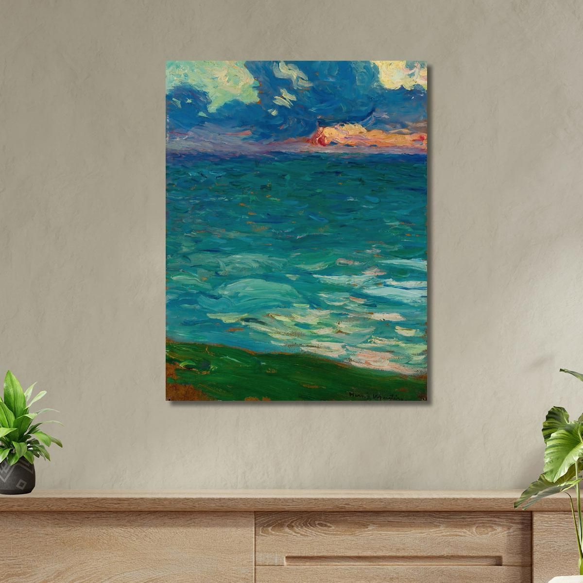 By The Sea Henri Martin hmt1 canvas print 