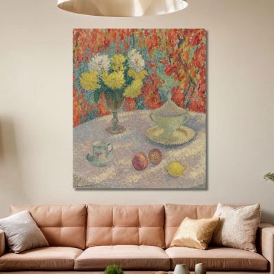 Dahlias In The Sun Henri Martin hmt22 canvas print 