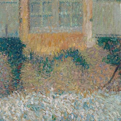 The Kitchen Window Overlooking The Garden At Marquayrol Henri Martin hmt34 canvas print