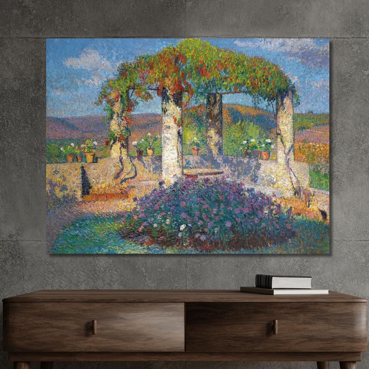 The Arbor At The Northwest Corner Of Marquayrol Park Henri Martin hmt37 canvas print 