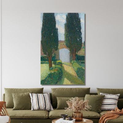 The Garden Of Marquayrol Henri Martin hmt48 canvas print 