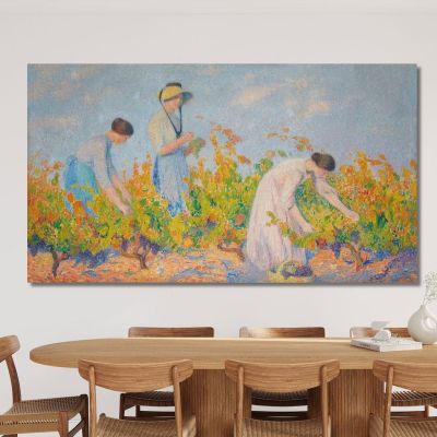 The Grape Harvesters Henri Martin hmt57 canvas print 