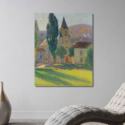 The Church Of Labastide-Du-Vert Henri Martin hmt62 canvas print 