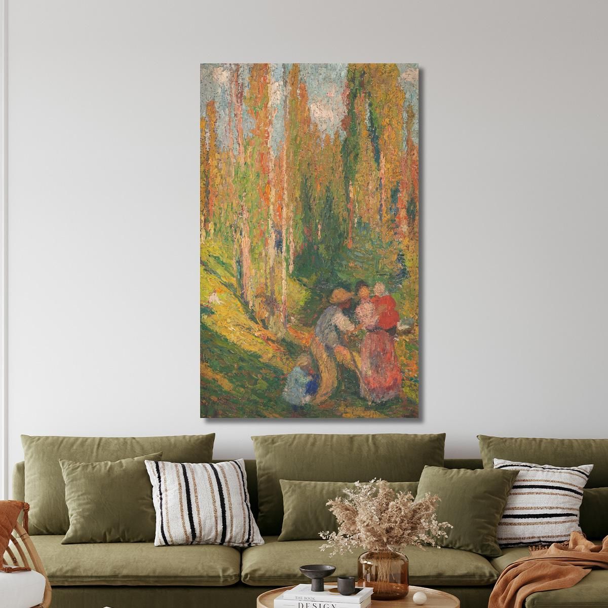 Summer: Rural Scene Henri Martin hmt65 canvas print 