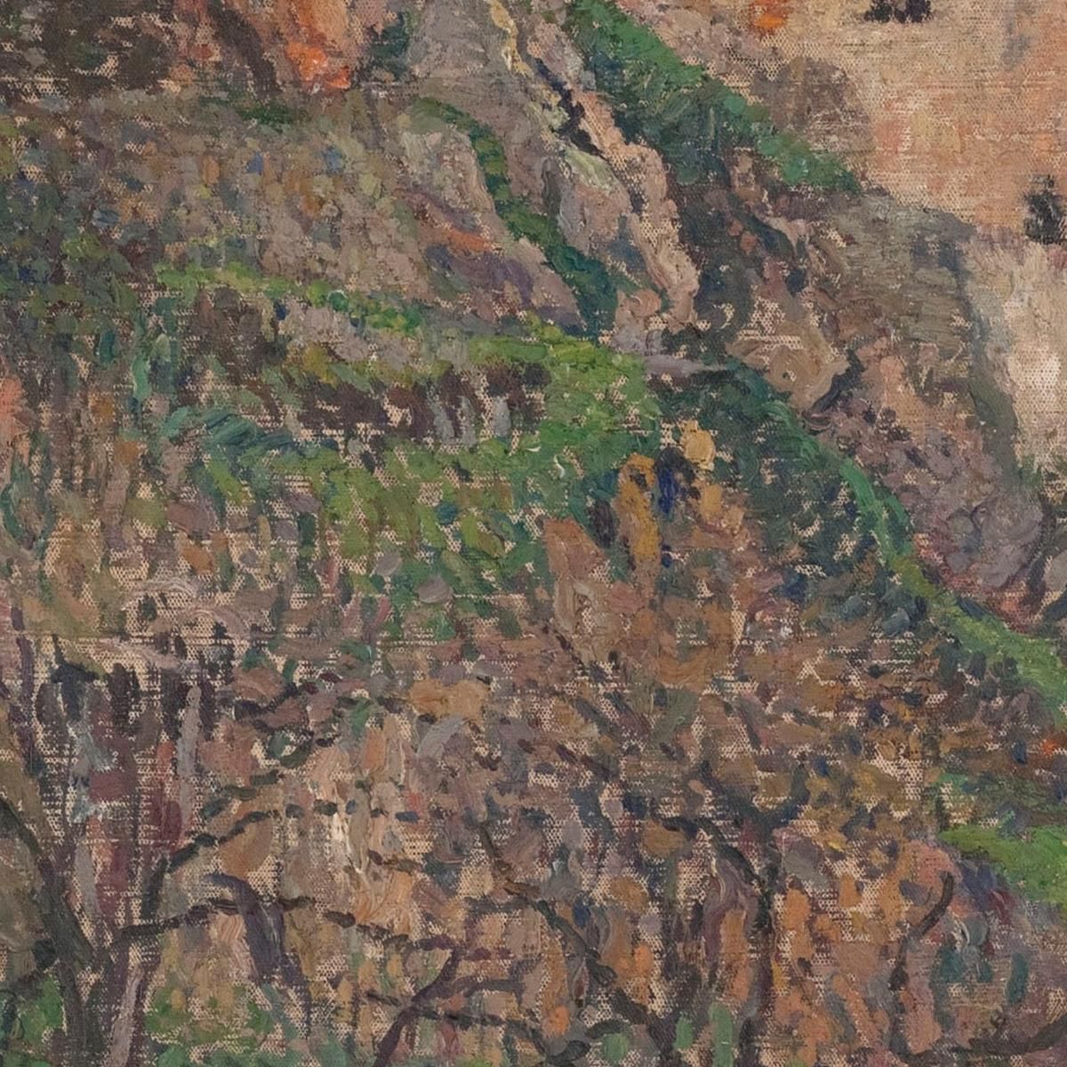 Saint-Cirq-Lapopie Henri Martin hmt75 canvas print