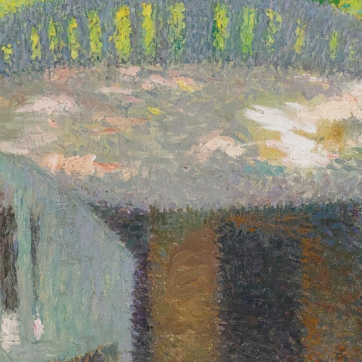 Under The Large Chestnut Tree Of Marquayrol Henri Martin hmt77 canvas print
