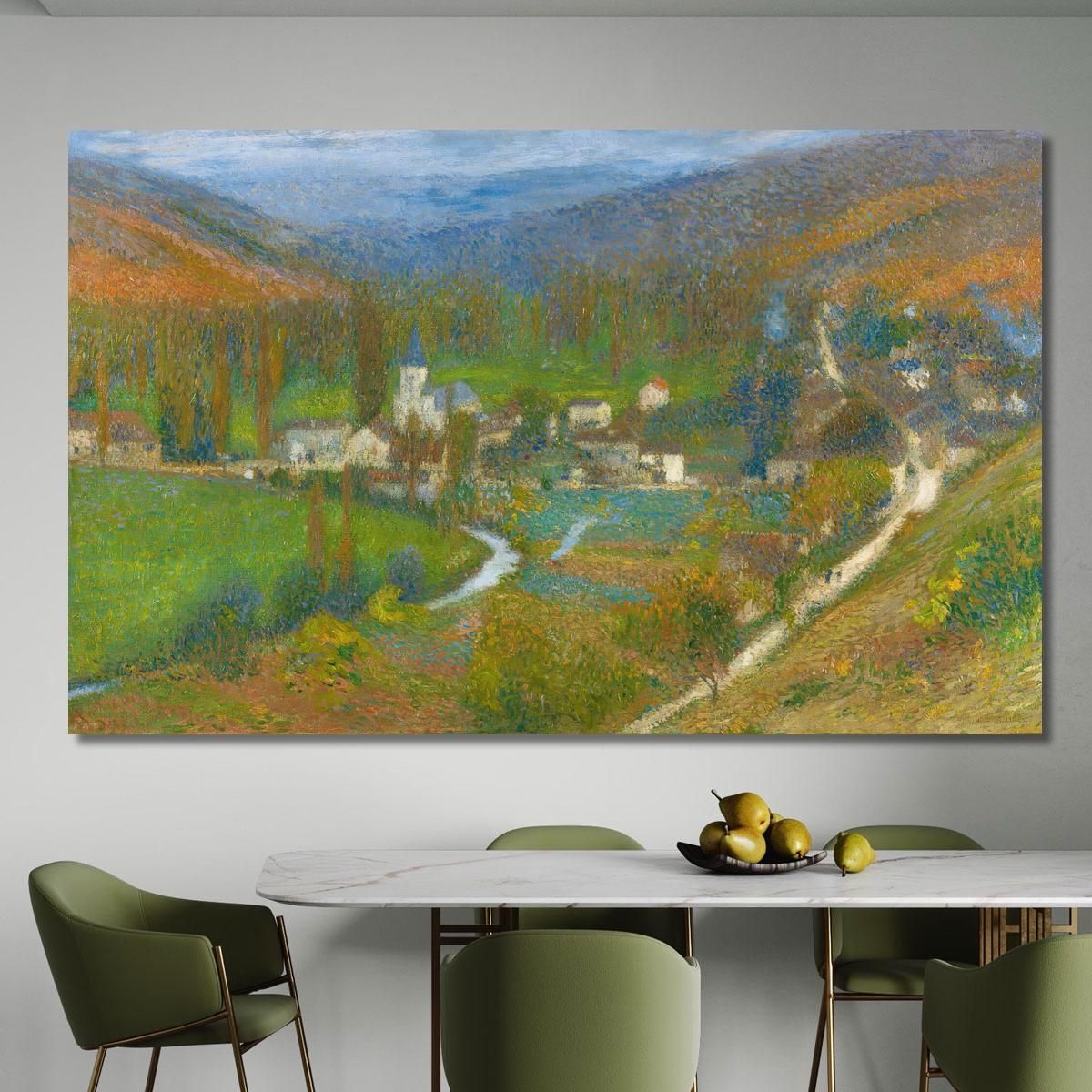 General View Of Labastide-Du-Vert From The Top Of The Park Of Marquayrol Henri Martin hmt88 canvas print 