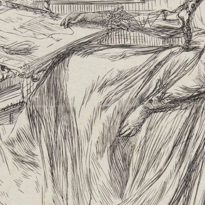 An Illustration To The Morning Before The Massacre Of St. Bartholomew James Abbott McNeill Whistler jam7 canvas print