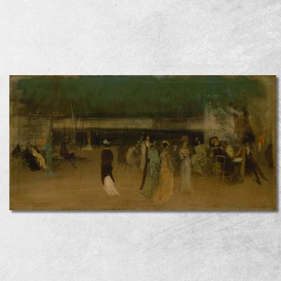 Cremorne Gardens No. 2 James Abbott McNeill Whistler jam31 canvas print 