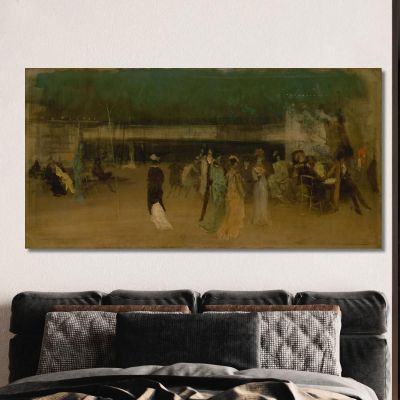 Cremorne Gardens No. 2 James Abbott McNeill Whistler jam31 canvas print 