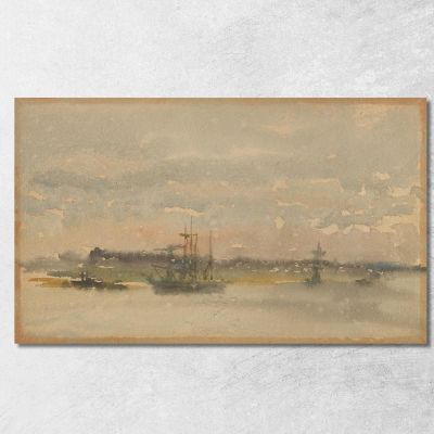 Erith Evening James Abbott McNeill Whistler jam34 canvas print 