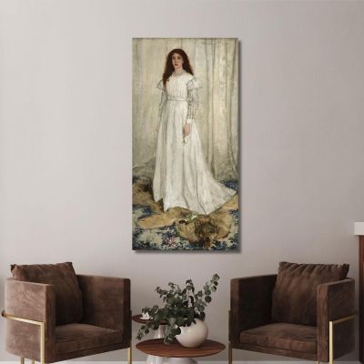 Symphony In Whiteno. 1 The White Girl James Abbott McNeill Whistler jam107 canvas print 