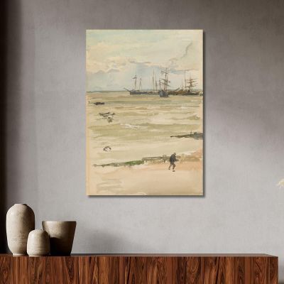 The Anchorage James Abbott McNeill Whistler jam110 canvas print 