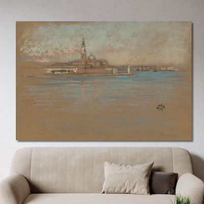 The Church Of San Giorgio Maggiore James Abbott McNeill Whistler jam117 canvas print 