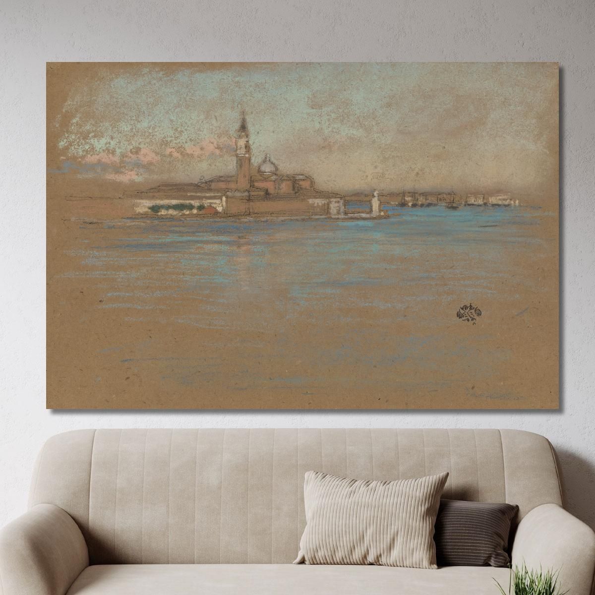 The Church Of San Giorgio Maggiore James Abbott McNeill Whistler jam117 canvas print 