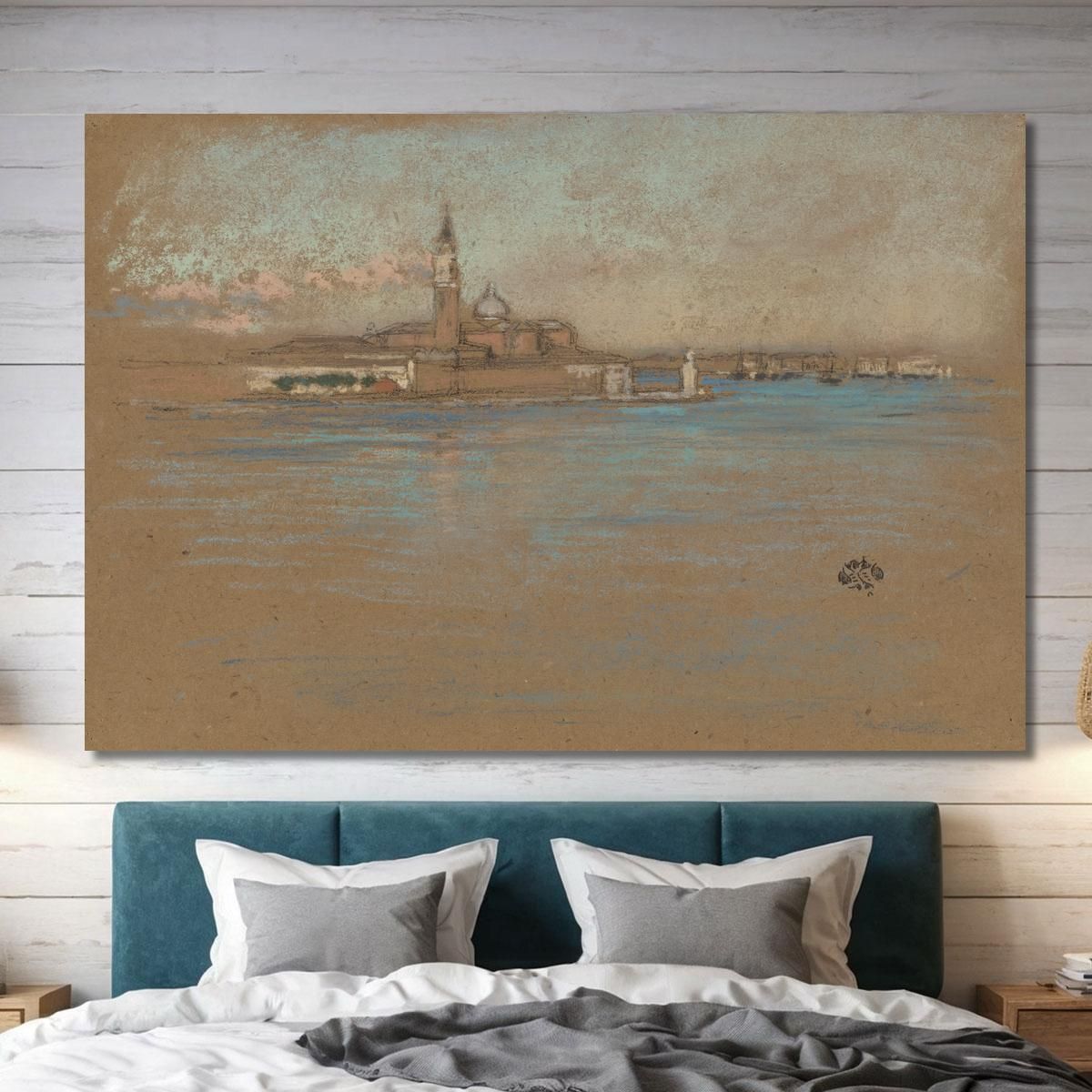 The Church Of San Giorgio Maggiore James Abbott McNeill Whistler jam117 canvas print 