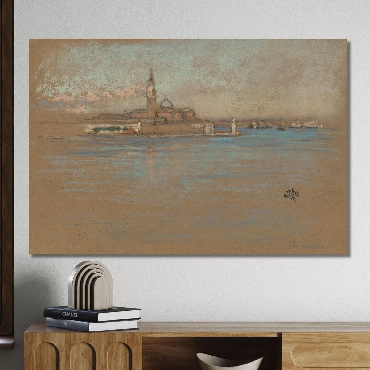 The Church Of San Giorgio Maggiore James Abbott McNeill Whistler jam117 canvas print 