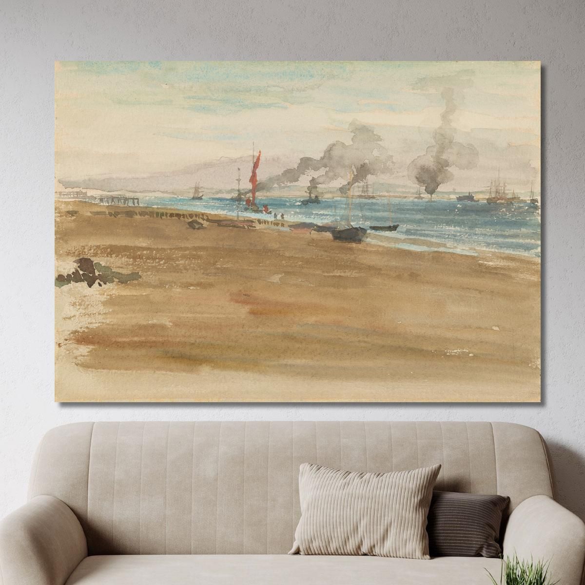 The Mouth Of The River James Abbott McNeill Whistler jam126 canvas print 