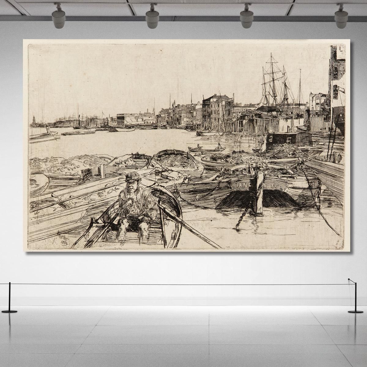 The Pool 2 James Abbott McNeill Whistler jam131 canvas print 