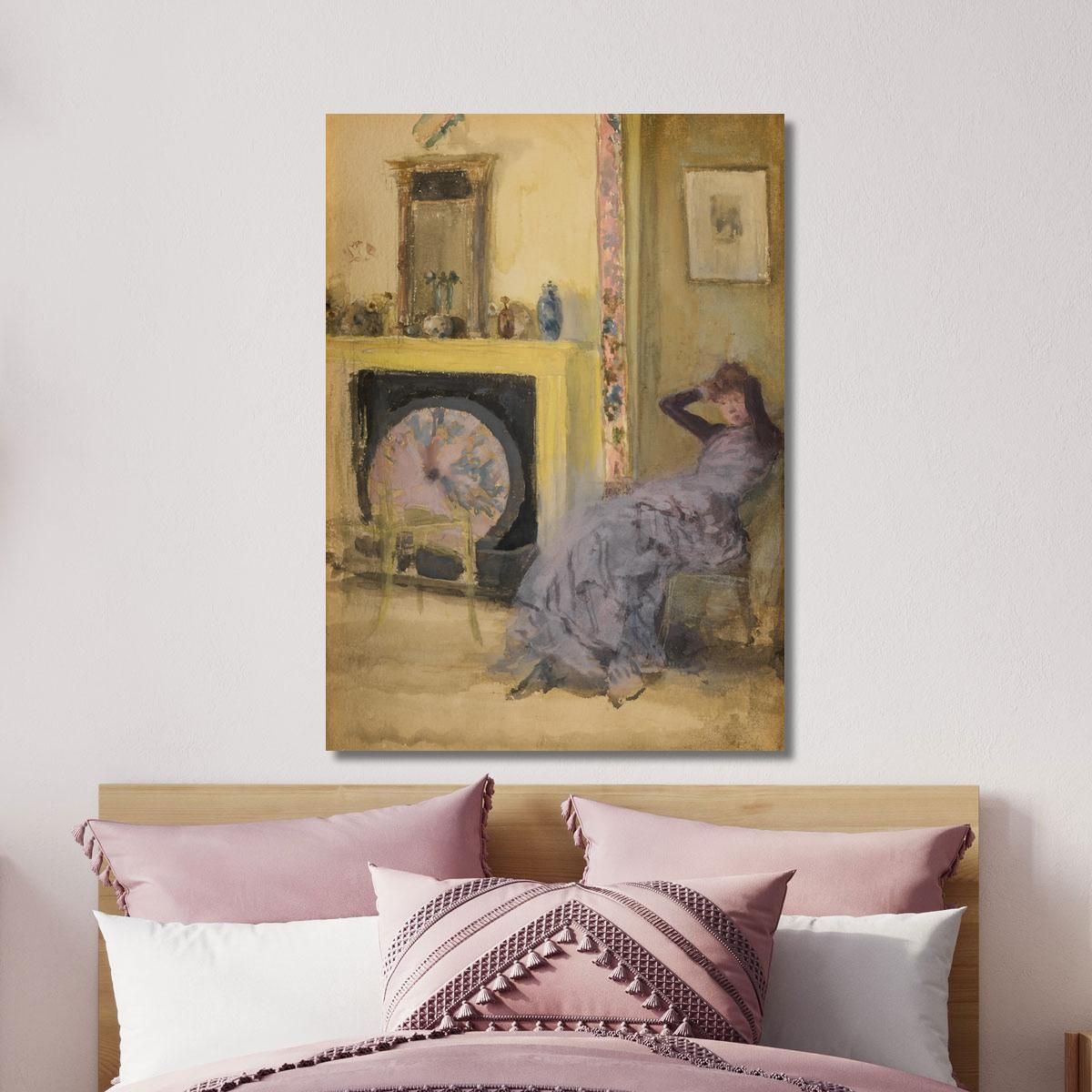 The Yellow Room James Abbott McNeill Whistler jam141 canvas print 