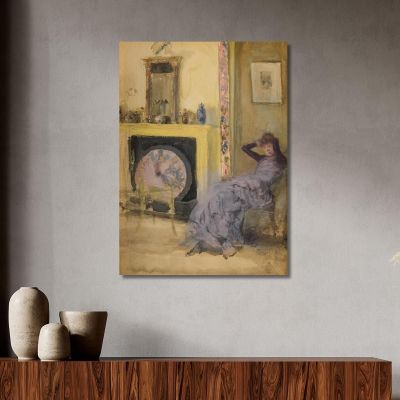 The Yellow Room James Abbott McNeill Whistler jam141 canvas print 