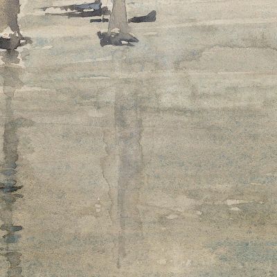 Violet The Return Of The Fishing Boats James Abbott McNeill Whistler jam153 canvas print