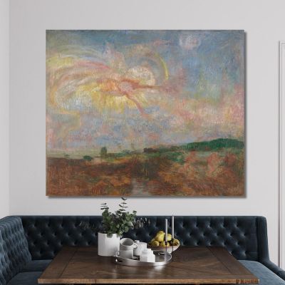 Adam And Eve Expelled From Paradise James Ensor jen1 canvas print 