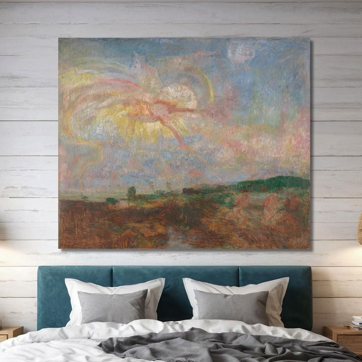 Adam And Eve Expelled From Paradise James Ensor jen1 canvas print 