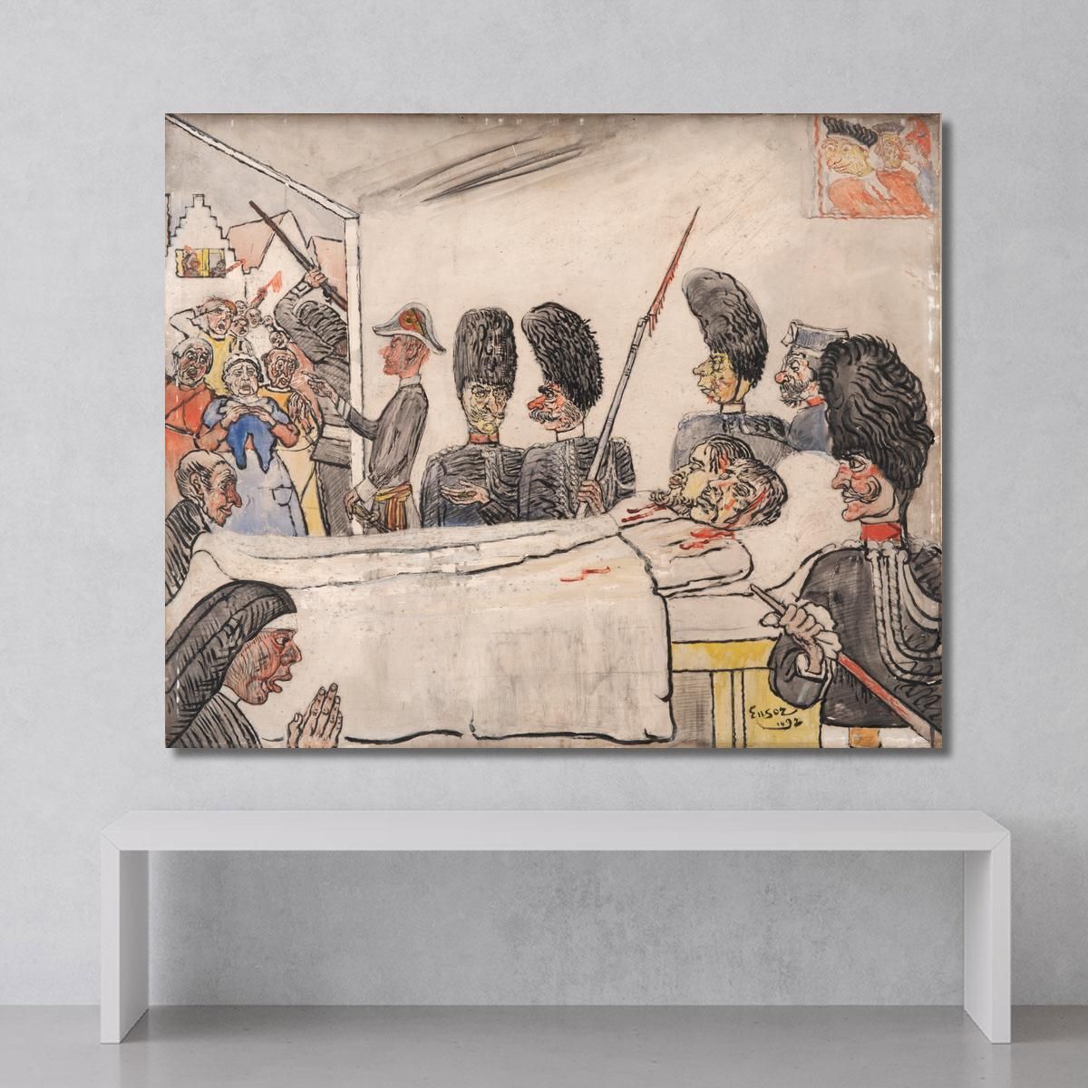 The Policemen James Ensor jen20 canvas print 