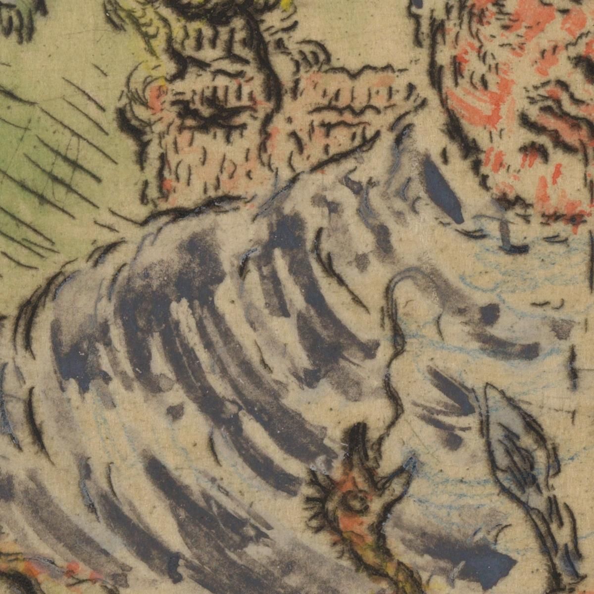 Gluttony James Ensor jen23 canvas print