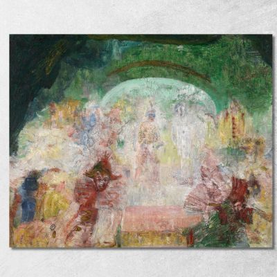 Masquerade James Ensor jen68 canvas print 