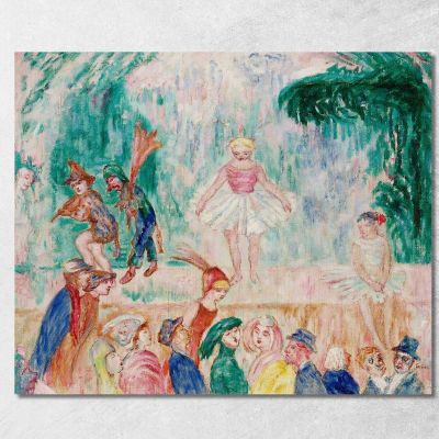 Little Theatre James Ensor jen74 canvas print 