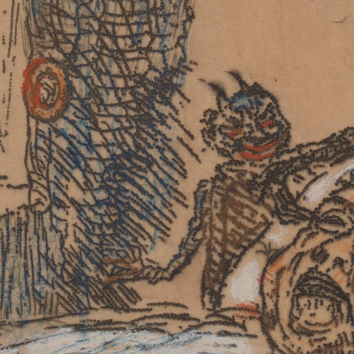 Sloth James Ensor jen85 canvas print