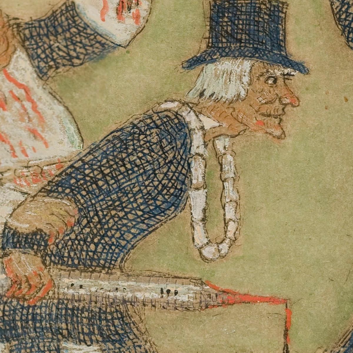 The Bad Doctors James Ensor jen90 canvas print