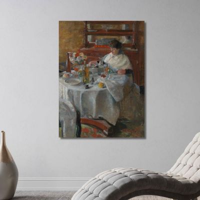 The Oyster Eater James Ensor jen102 canvas print 