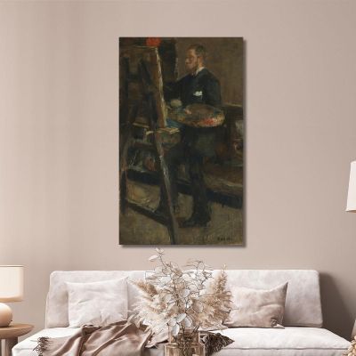 The Painter Alfred William Finch James Ensor jen103 canvas print 