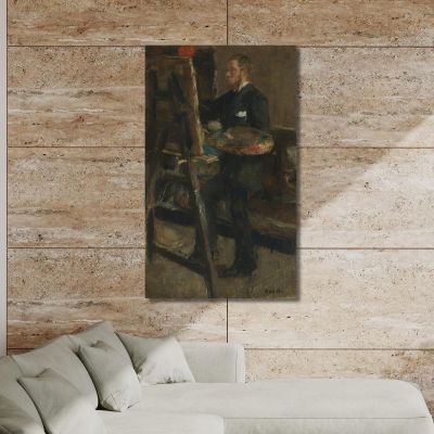 The Painter Alfred William Finch James Ensor jen103 canvas print 