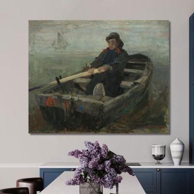 The Rower James Ensor jen106 canvas print 