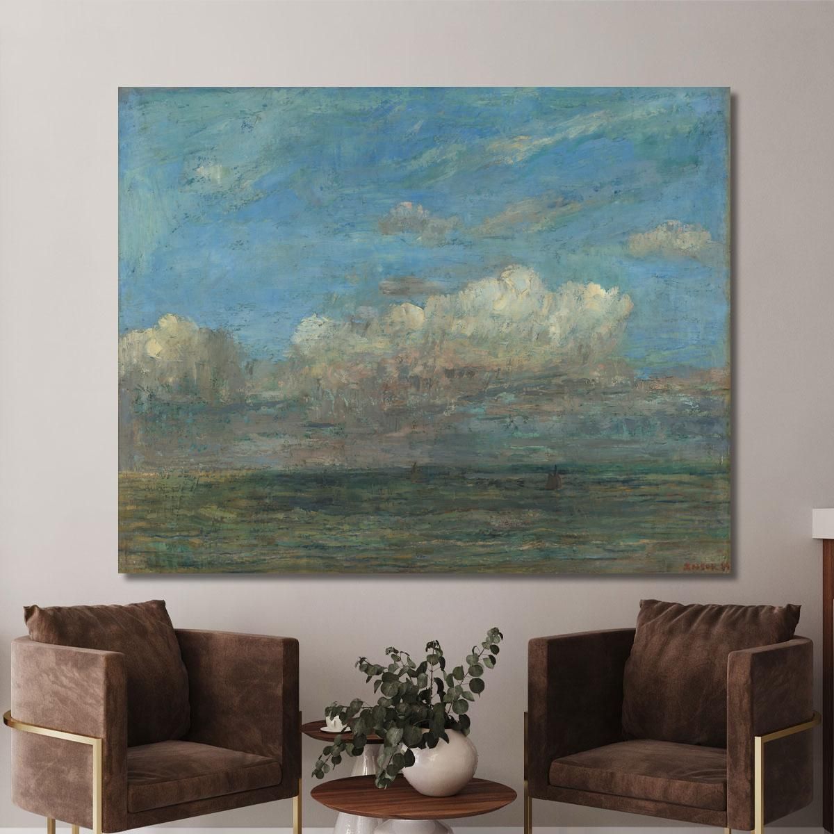 The White Cloud James Ensor jen112 canvas print 