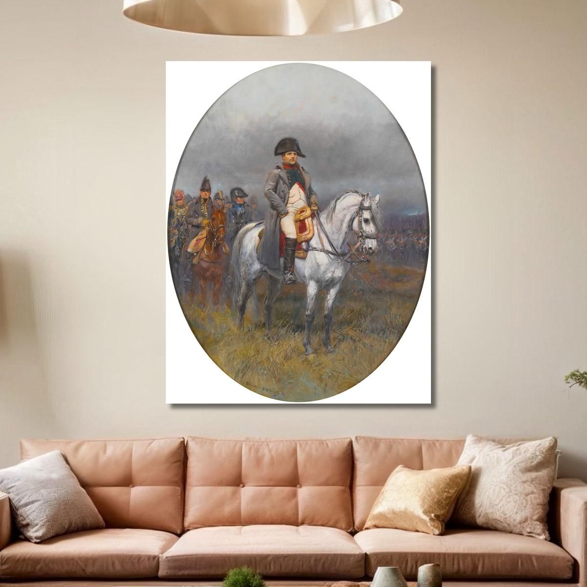 Napoleon On Horseback Jean-Baptiste Édouard Detaille jbd23 canvas print 
